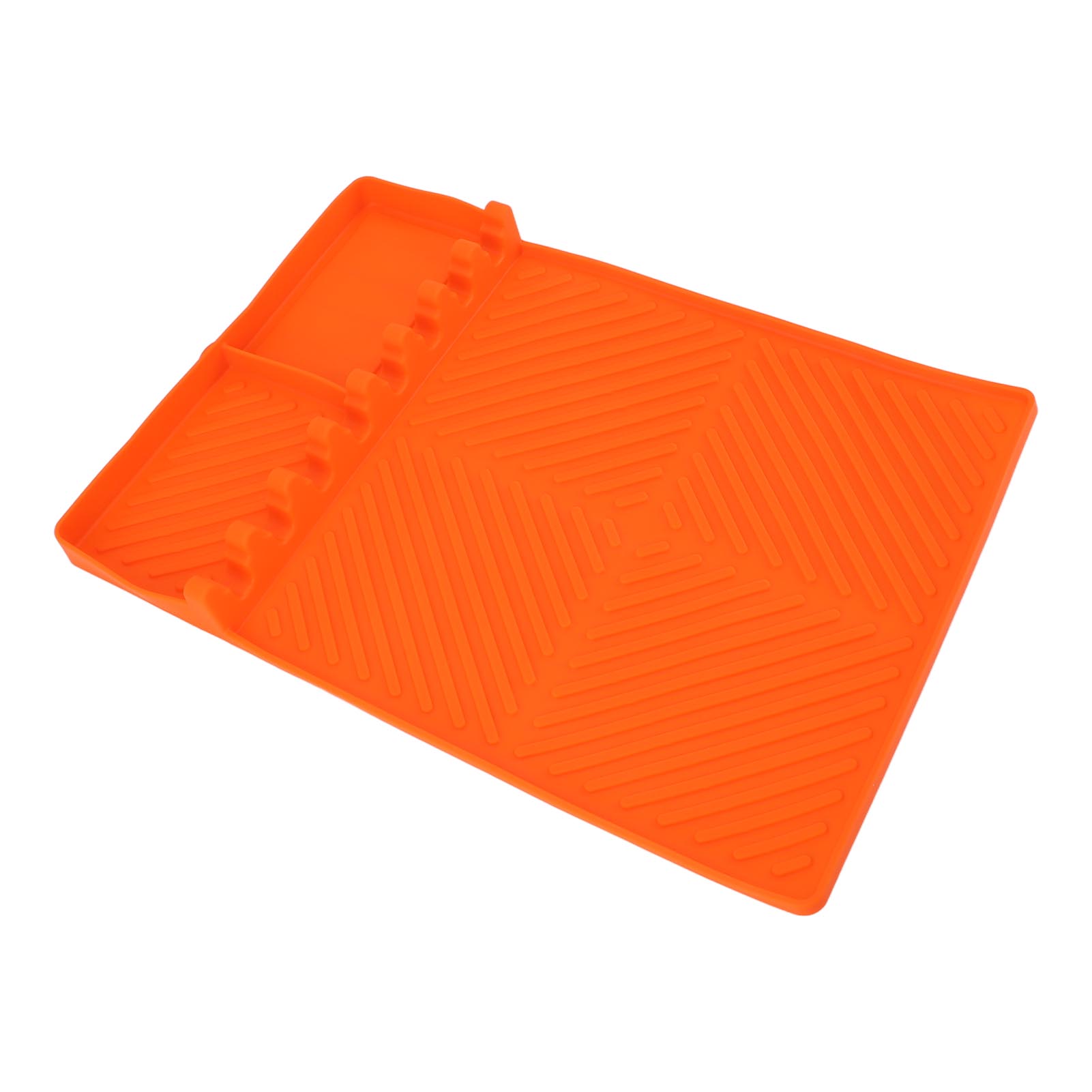Silikon-grillmatte Mit 8 Löchern, 40,6 X 29,2 Cm, Rutschfest, Hitzebeständig, Leicht Zu Reinigen, Küchengrillzubehör, Orange