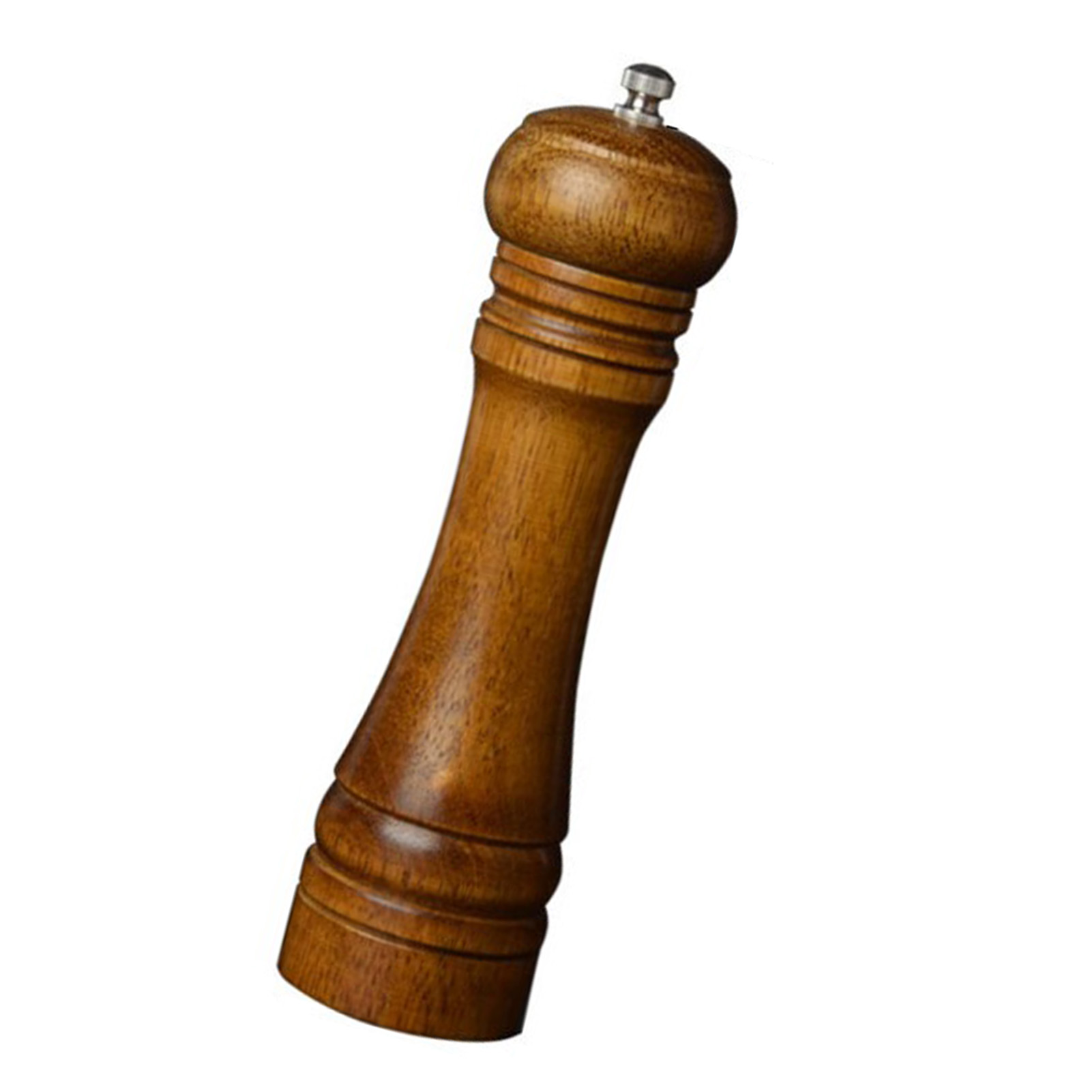 Pfeffermühle, Holz, Manuell, Für Gewürze, Multifunktional, Keramik, Retro-farbe, 20 Cm