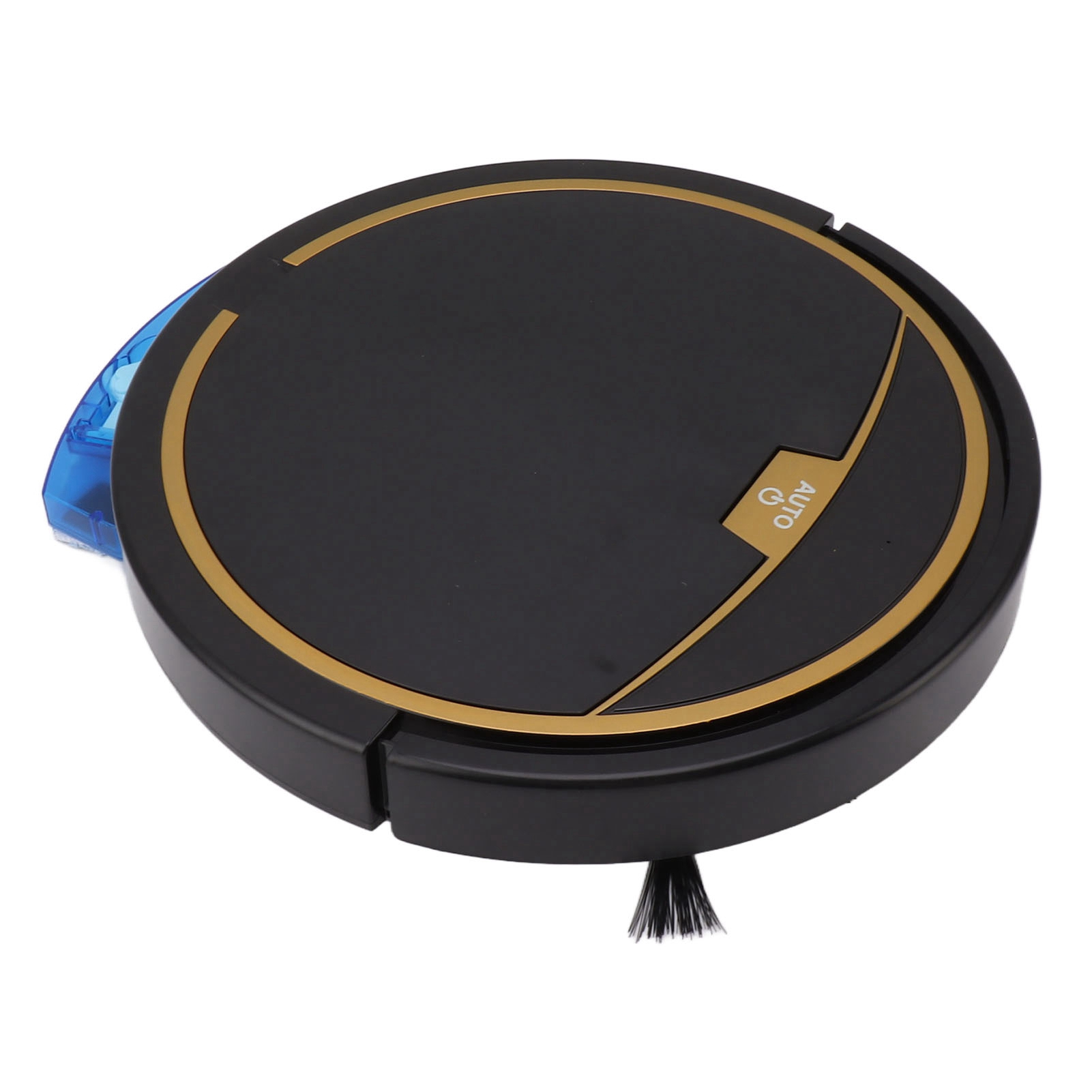 Ultradünner, Vollautomatischer Saugroboter, Intelligenter Saugroboter Für Staub, Haare Und Flusen, Schwarz, Mit Wassertank, 32 X 35 Cm