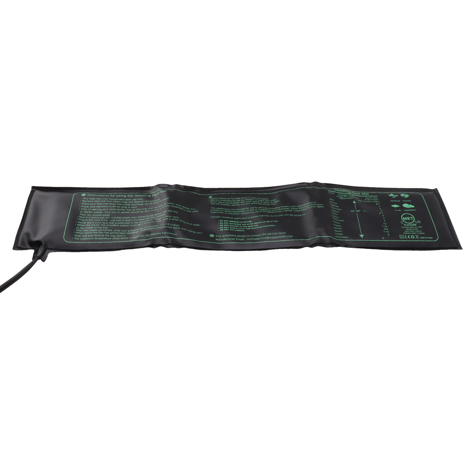Heizmatte Für Sämlinge, Wasserdicht, Faltbar, Sicher, Für Die Keimung Von Topfpflanzen, Hydroponisch, Eu-stecker, 220 V