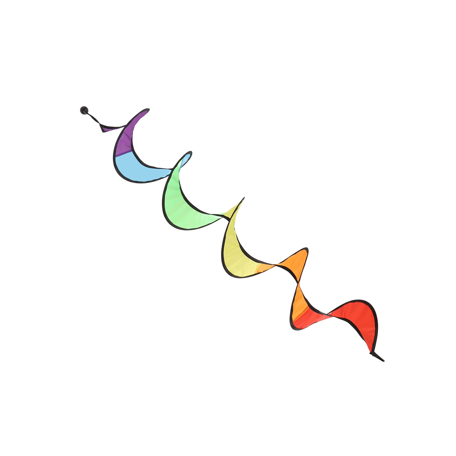 Faltbare, Bunte, Spiralförmige, Regenbogenfarbene, Windmühlenartige, Hängende, Geschwungene, Drehbare Gartendekoration