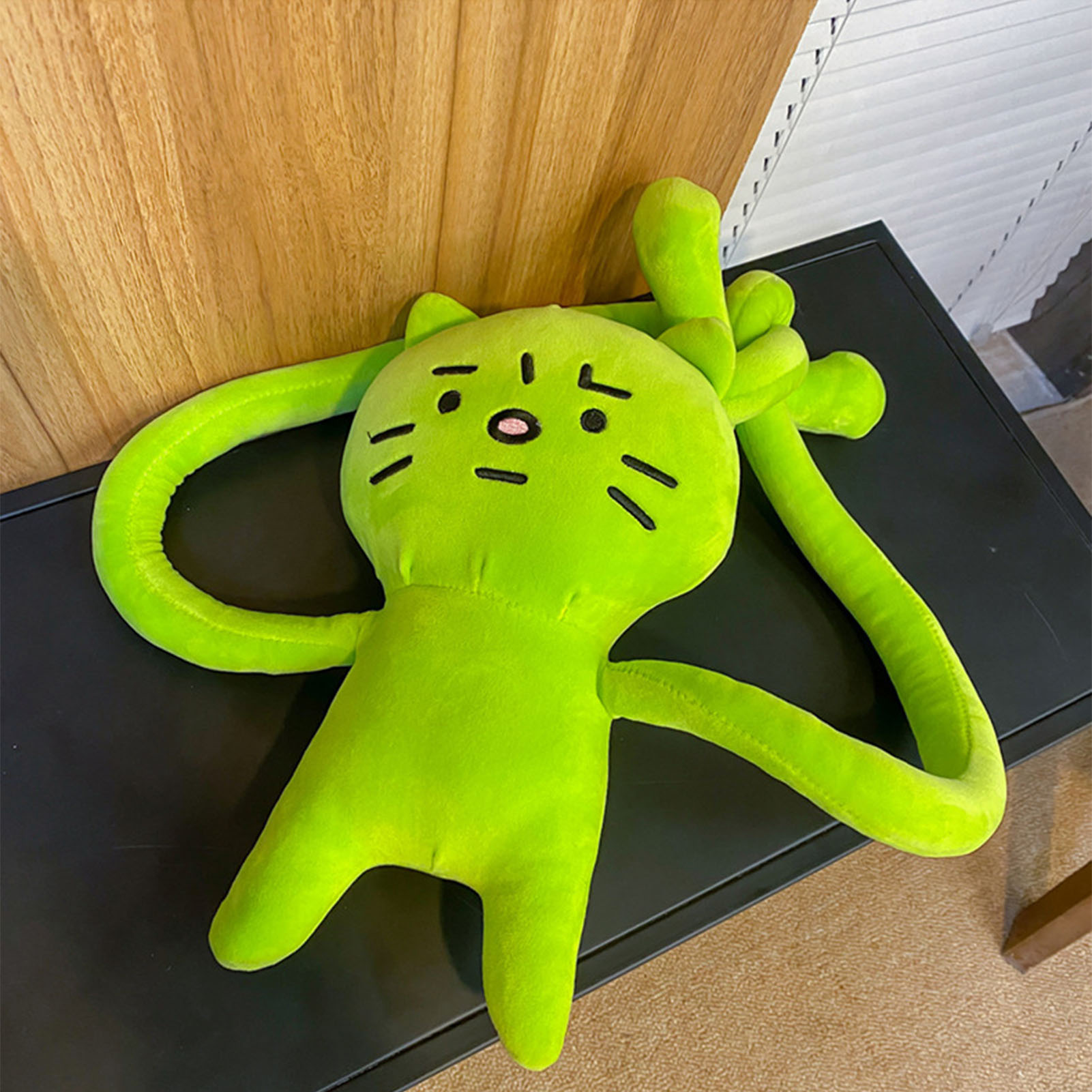 Plüschige Umhängetasche Mit Cartoon-katze Und Langem Schultergurt, Plüsch-einkaufs- Und Reisetasche