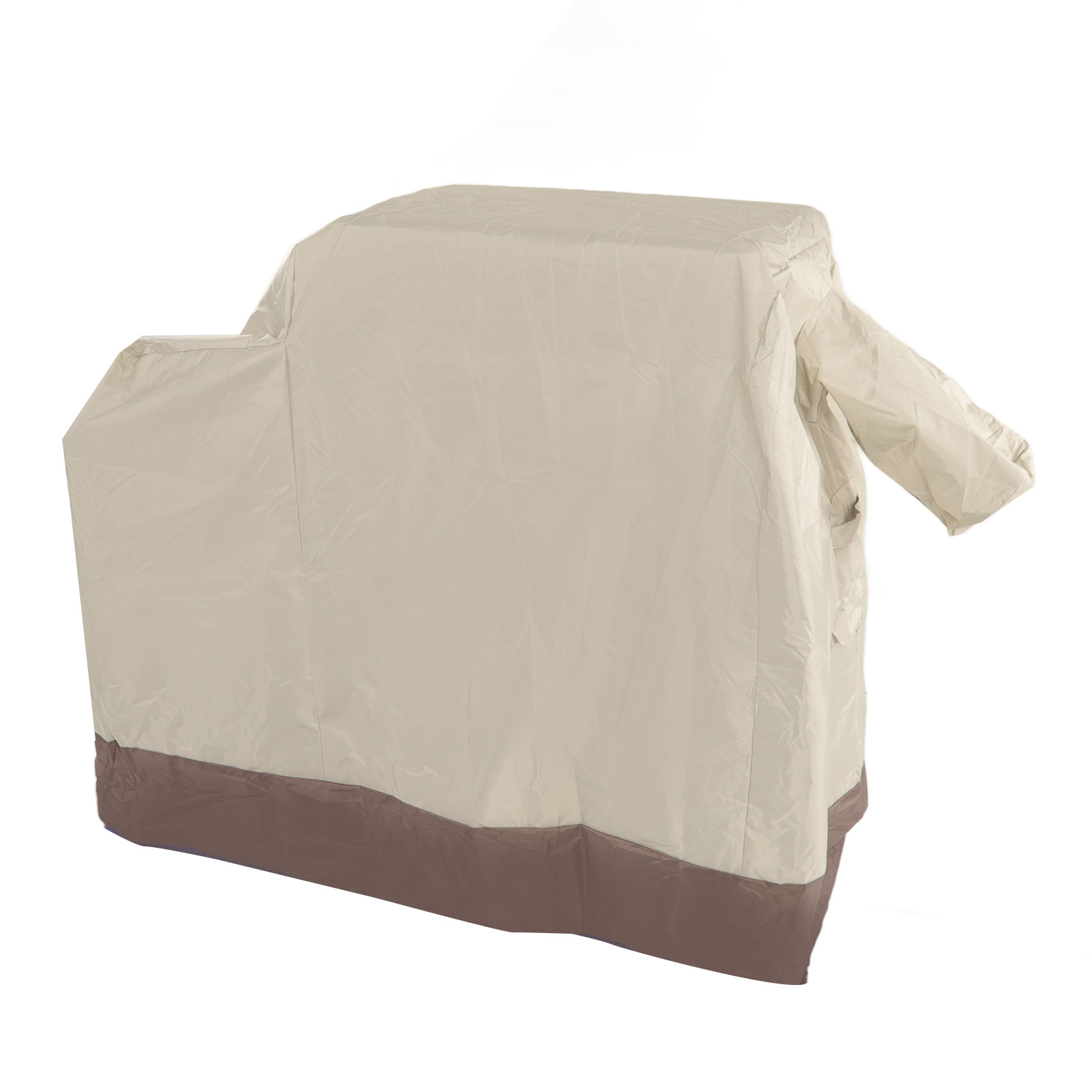 Grillabdeckung Aus 420d Oxford-gewebe Mit Silberbeschichtung, Wasserdicht, Staubdicht, Beigebraun, 104 X 68,5 X 124 Cm