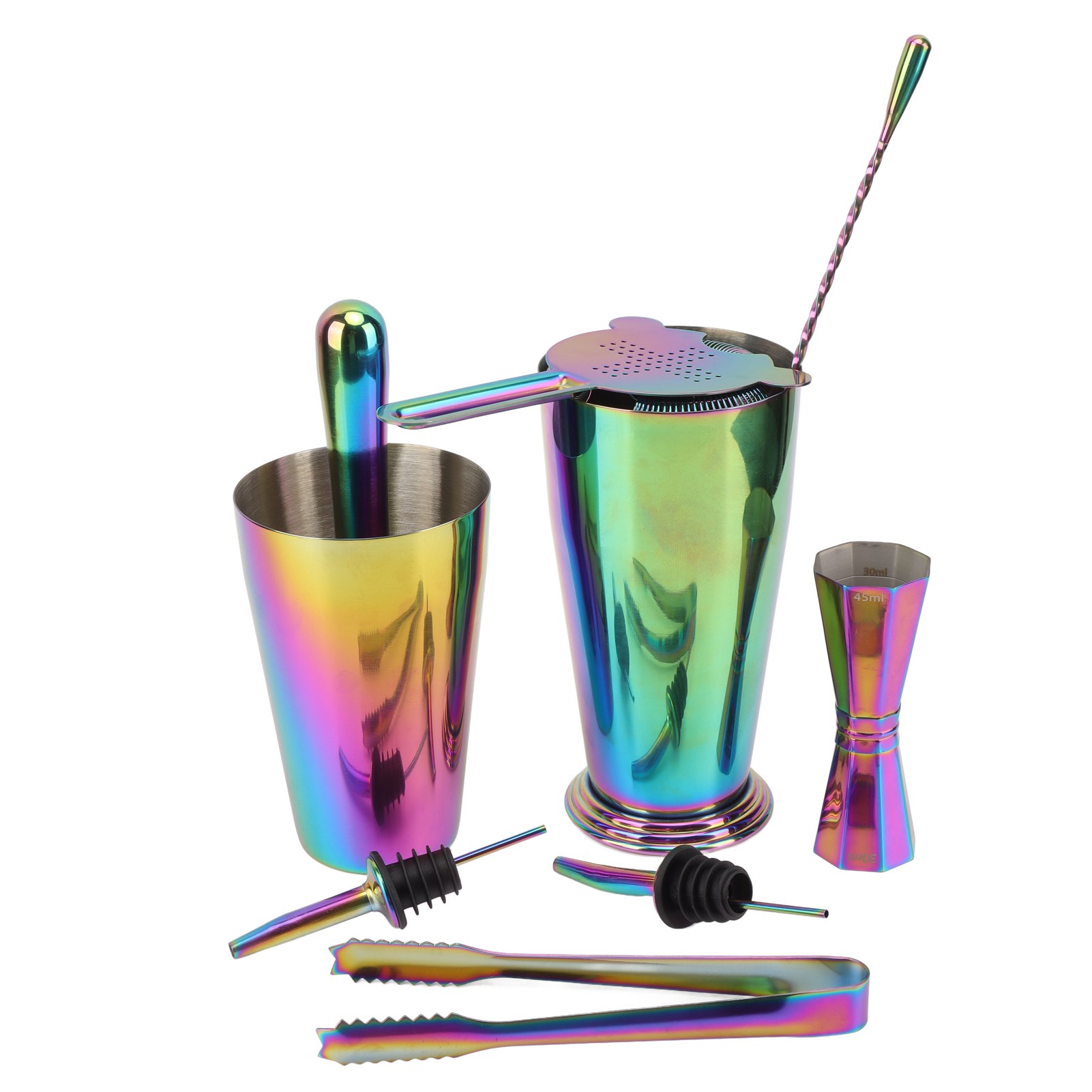 Barset Aus Edelstahl 304 Mit Heizfunktion, Cocktailshaker, Set Für Bar Und Restaurant