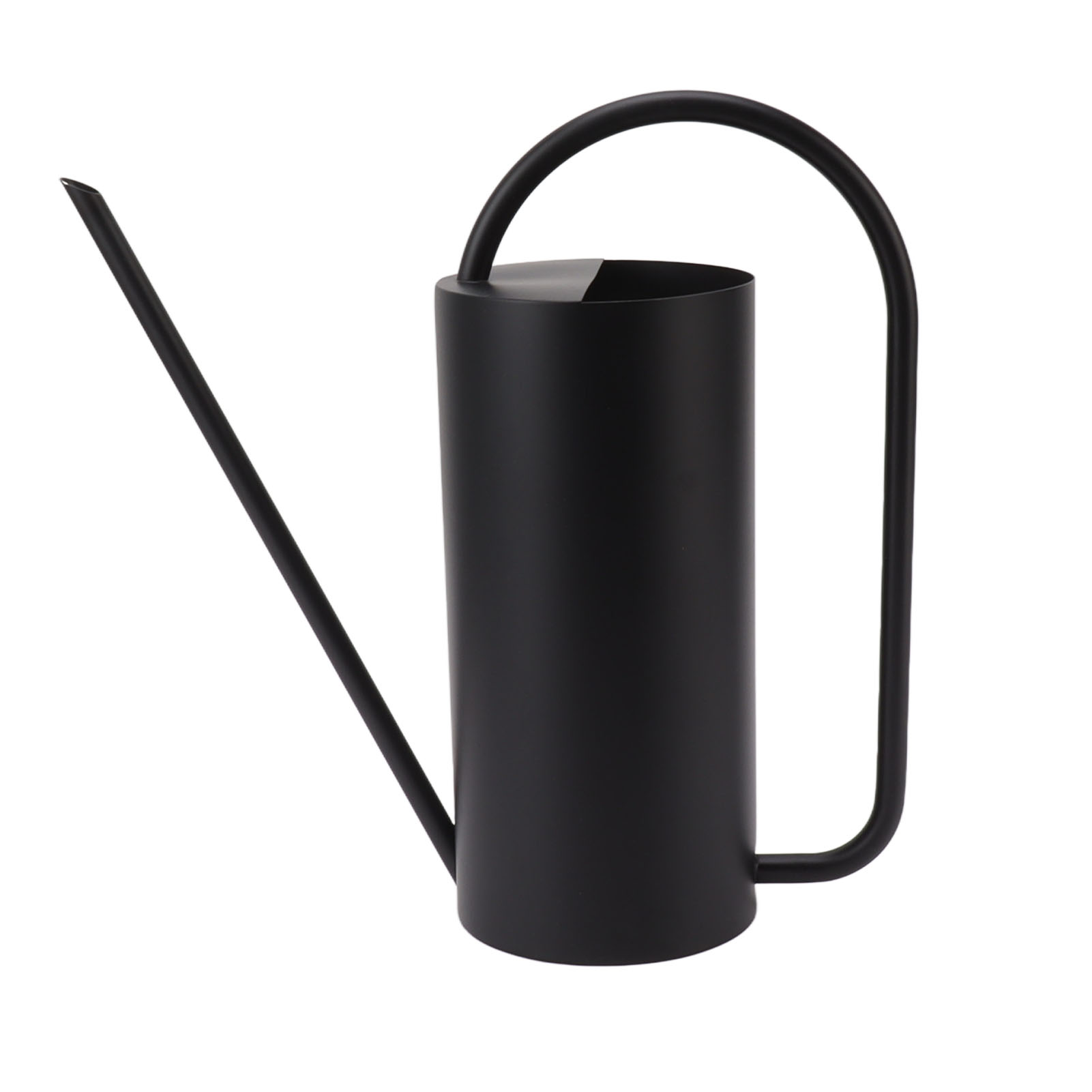 Gießkanne Für Pflanzen Mit Langem Ausguss, 1500 Ml, Großer Wasserkocher, Edelstahl-blumentopf, Gartenbedarf, Schwarz