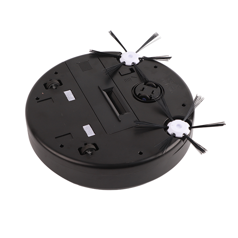 Akku-saugroboter, Intelligent, Leise, Usb-aufladbar, Automatischer Reinigungsroboter Zum Kehren Und Wischen, Schwarz