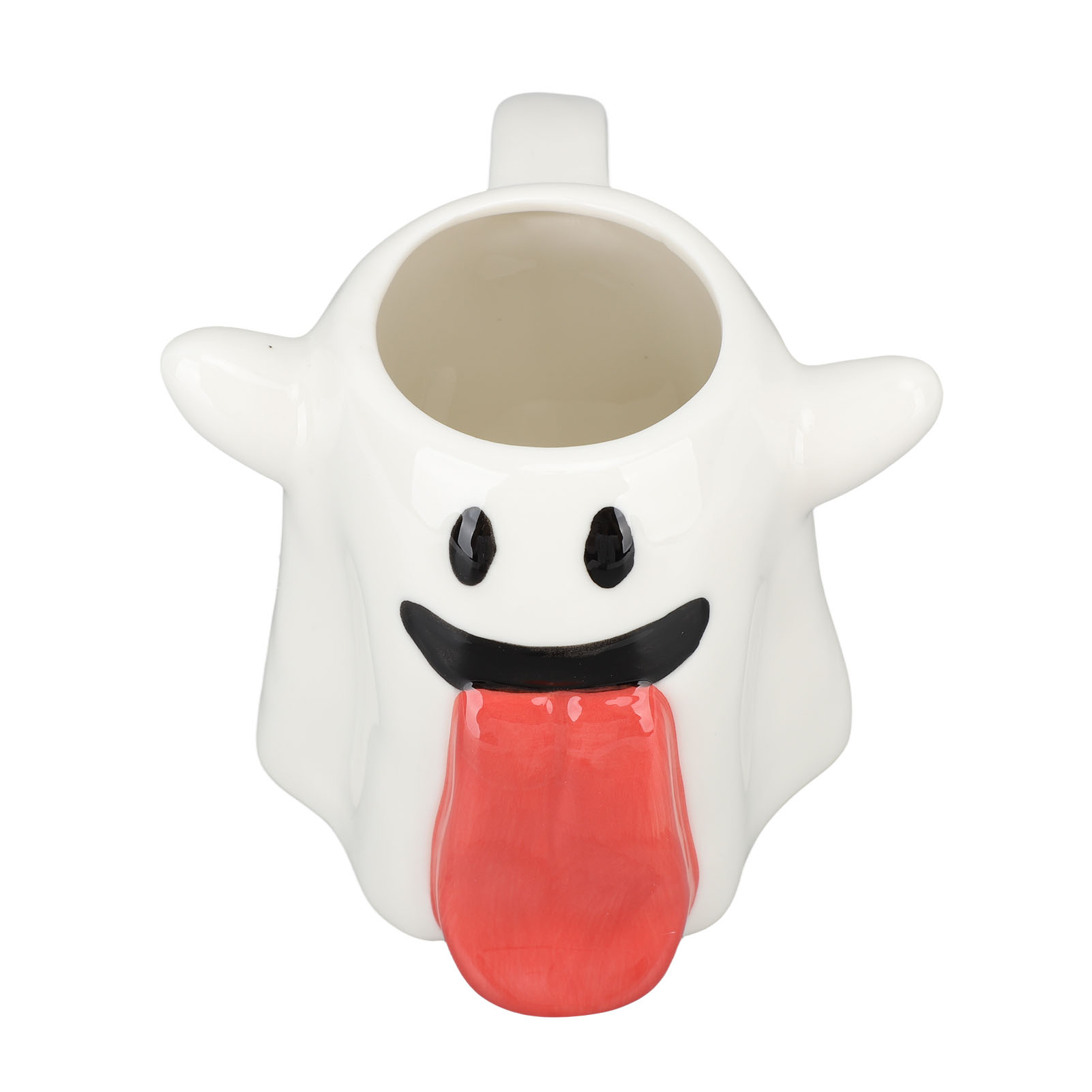 Keramikbecher „ghost“ – Ein Charmanter, Auffälliger Becher Für Wasser, Tee, Milch, Kaffee, Für Zuhause, Geschäft Und Büro