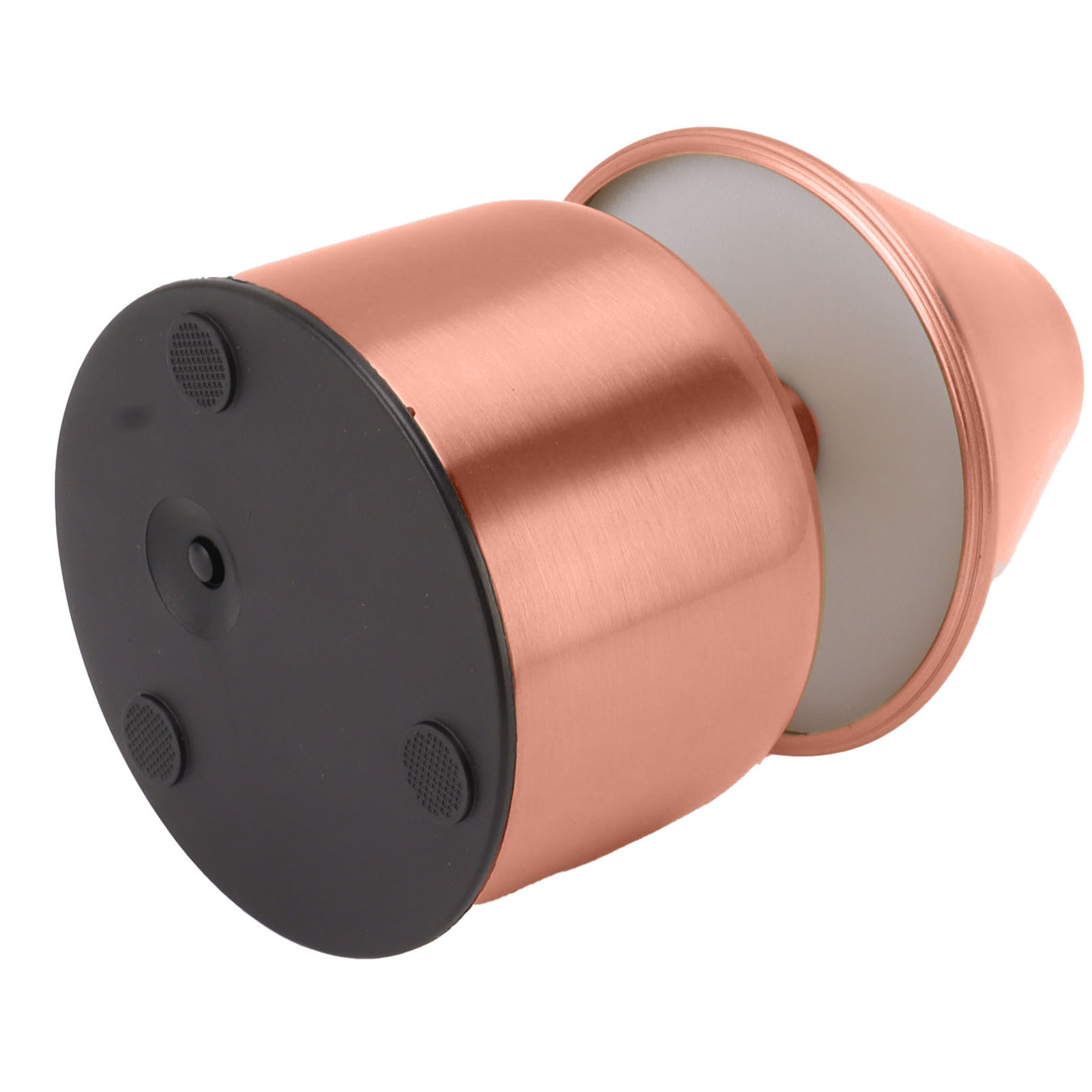 Stufenlos Dimmbare 3-w-tischleuchte Mit Touch-funktion, 1800 Mah, Kabellos, 3 Farben, Wiederaufladbar, Nachttischlampe, Roségold
