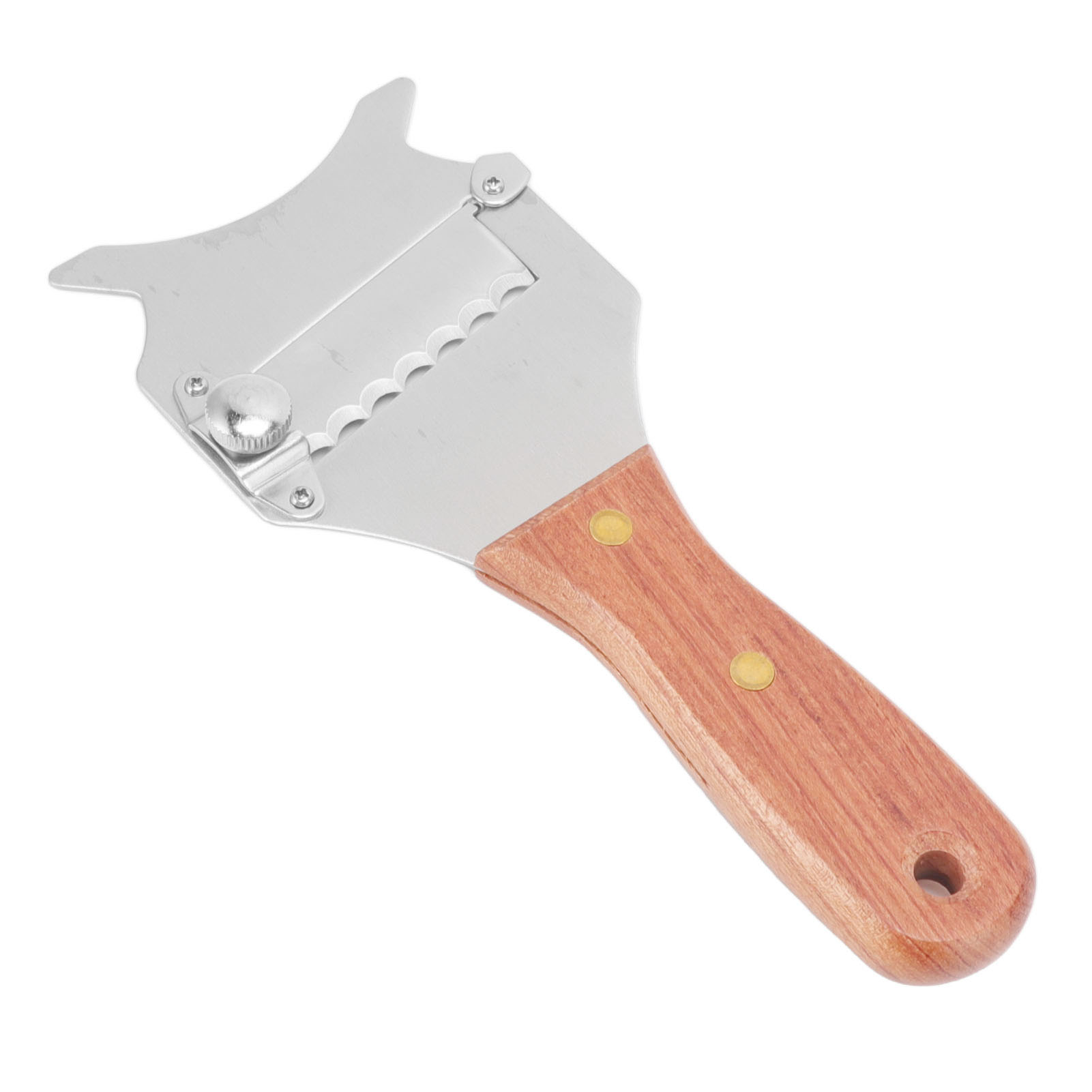 Trüffelreibe, Wellenklinge, Holzgriff, Handhobel Aus Edelstahl, Käse- Und Schokoladenreibe