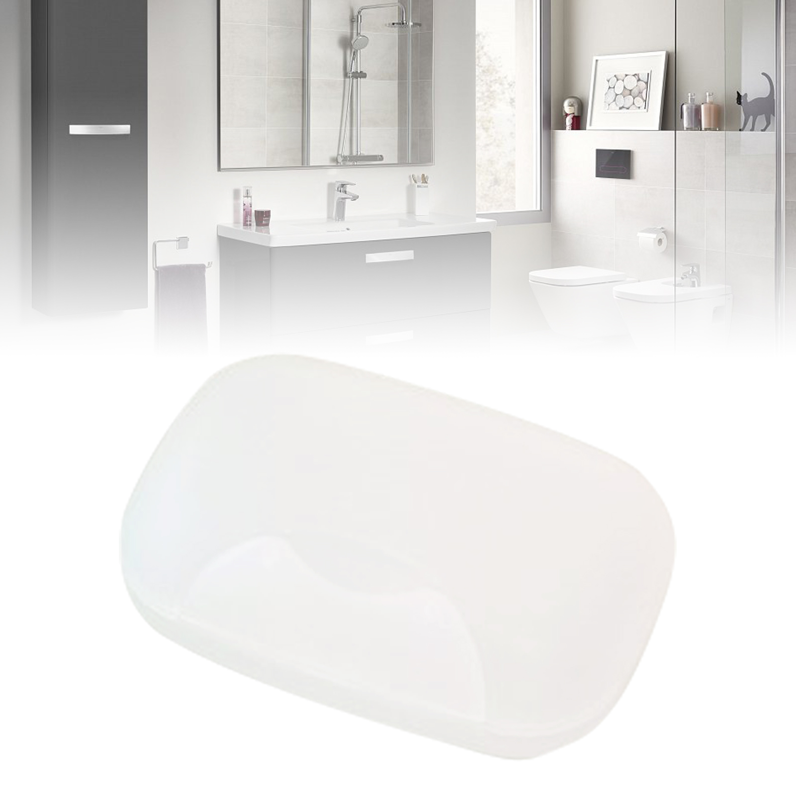 Reiseseifenbehälter, Wasserdicht, Tragbar, Auslaufsicher, Für Zuhause Und Hotel, Transparent, Matt, Farbig