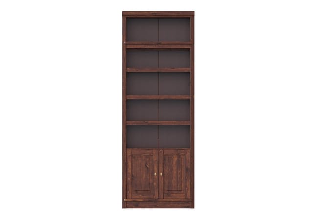 OTTO home Bücherregal mit 2 Türen Soeren Regal Aktenregal B/T/H: 80/29/220 cm, massive Kiefer, FSC®-zertifiziert
