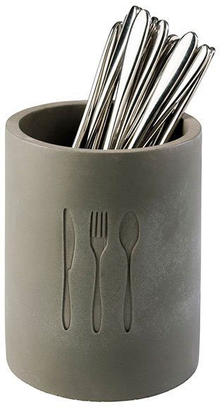 APS Besteckhalter Element, im Beton-Design, Ø 11 cm