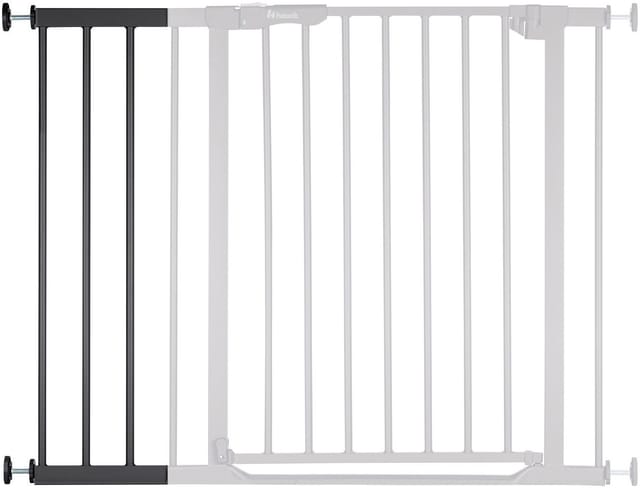 Hauck Verlängerung für Türschutzgitter Extension, 21 cm, Black
