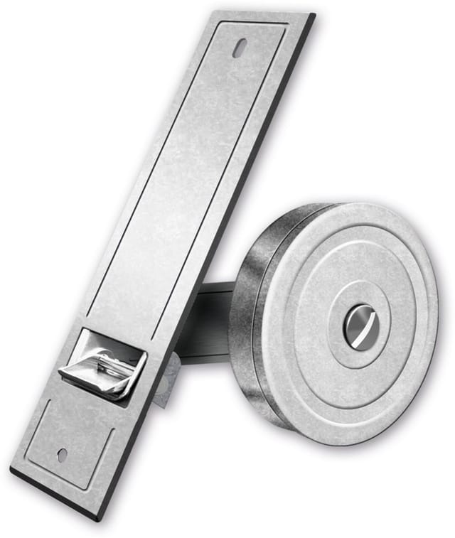 SCHELLENBERG Einlass-Gurtwickler für das Rollladensystem Maxi, Lochabstand 16 cm, Unterputz-Montage, Gurtbreite 23 mm, Set, 3-tlg., für Rollladengurte mit 23 mm Breite