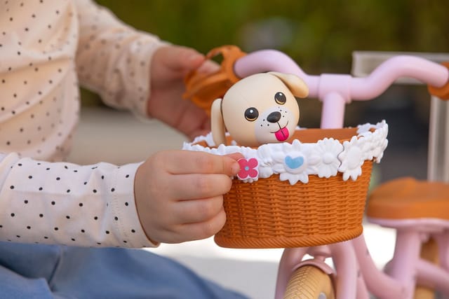 Baby Born Puppen Fahrzeug Fahrrad, mit Welpe Lucky