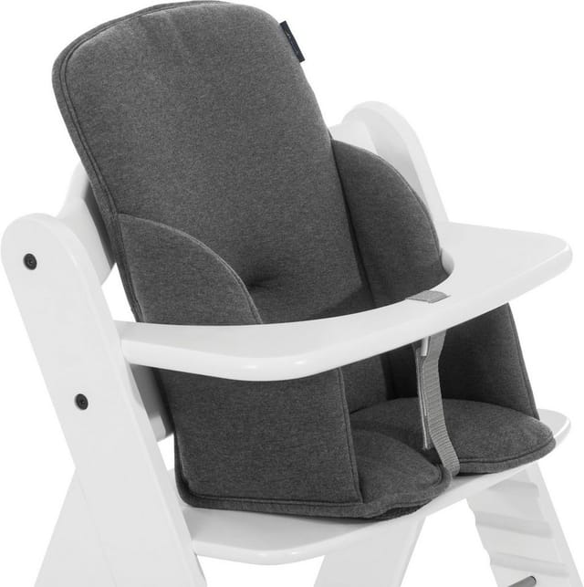 Hauck Sitzverkleinerer Alpha Cosy Select, jersey charcoal, für ALPHA+ Select Holzhochstuhl