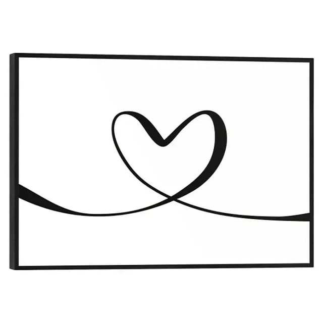 Reinders! Bild mit Rahmen Heart Lines