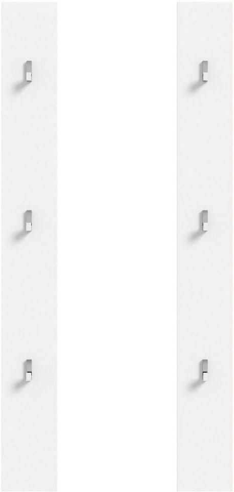 Home affaire Garderobenpaneel Trondheim Paneel 2er Set, Höhe 115 cm, 6 Haken,Garderobe, Flur, Diele