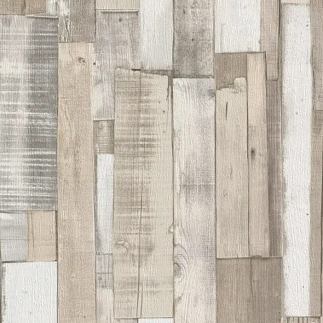Rasch Papiertapete Selection, glatt, Holz, gemustert, (1 St)