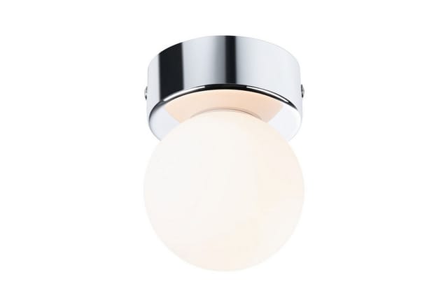 Paulmann Deckenleuchte Selection Bathroom Gove IP44 max. 1x20W Satin, Glas/Metall, ohne Leuchtmittel, G9