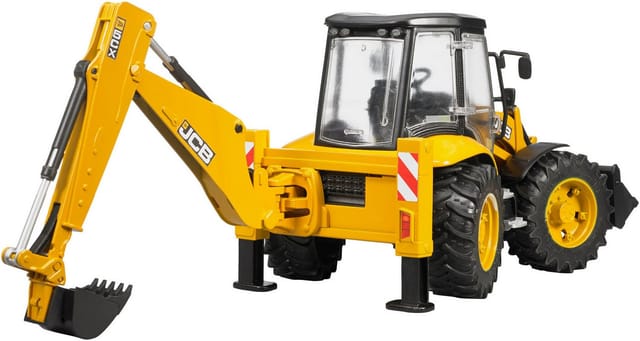 Bruder® Spielzeug-Bagger JCB 5CX eco Baggerlader 41 cm (02454), Made in Europe