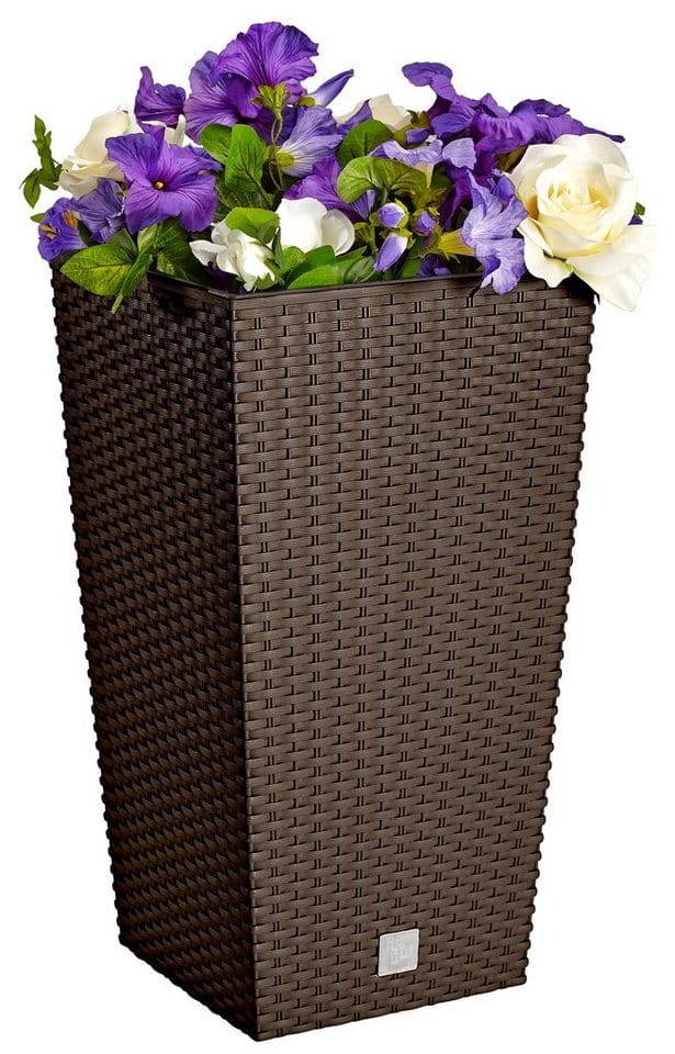 Prosperplast Blumentopf Rati Square 325, BxTxH: 33x33x61 cm