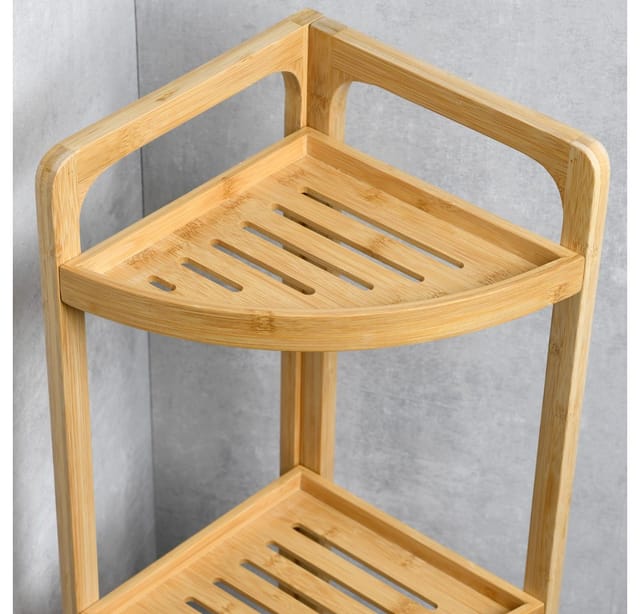 KESPER® Eckregal Eck-Regal aus Bambus, FSC, 1-tlg., Höhe ca. 70 cm