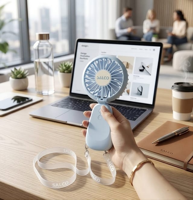 SALCO Mini USB-Ventilator SMF-20bl