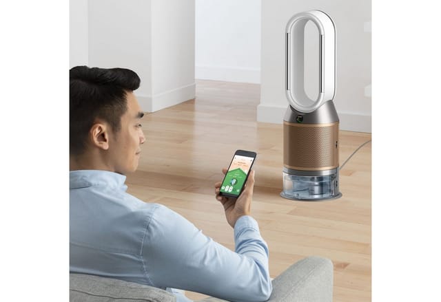 DYSON Luftreiniger Dyson Purifier Humidify+Cool PH2 De-Nox™, Luftreiniger, Luftbefeuchter & Ventilator, Smart-Home-fähig