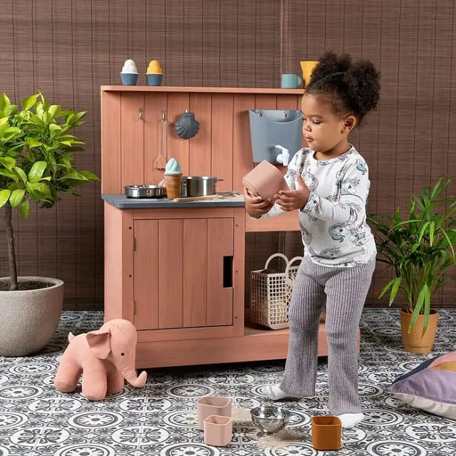 MUDDY BUDDY® Outdoor-Spielküche Matschküche Mud Expert Holz