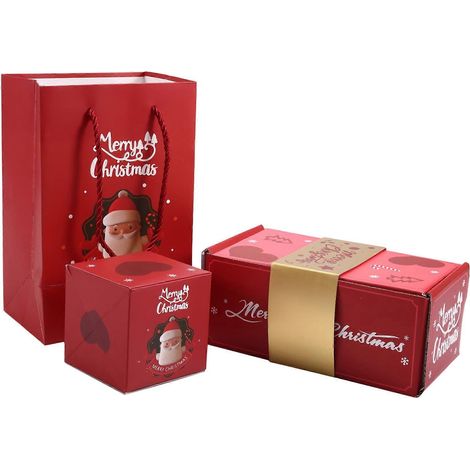 Weihnachts-überraschungsbox Mit Geldgeschenk, Einzigartige Faltbare Überraschungsbox Im Hüpfumschlag-design, Rote Geldexplosions-geschenkbox