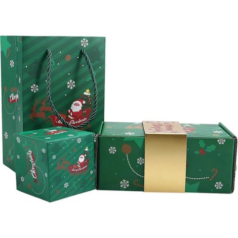 Weihnachts-überraschungsbox Mit Geldgeschenk, Einzigartige Faltbare Überraschungsbox Im Hüpfumschlag-design, Grüne Geldexplosions-geschenkbox