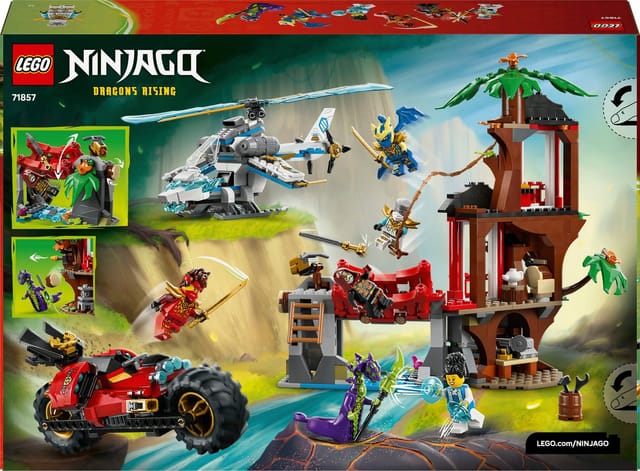 LEGO® Showdown am Baumhaus mit dem Ninja-Bike (71857), LEGO Ninjago Konstruktionsspielsteine, (642 St)