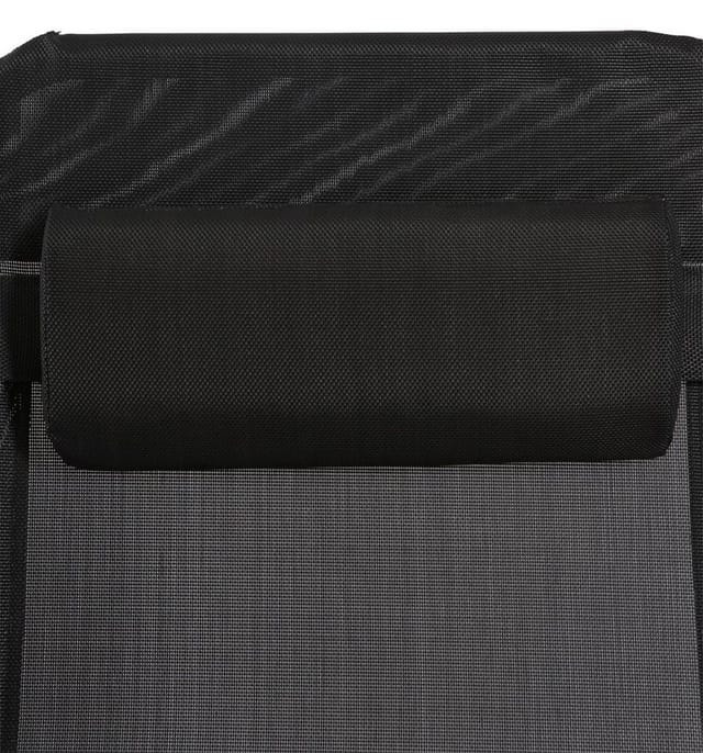 MERXX Gartenliege XXL, Stahl/Textil, inkl. Kopfkissen