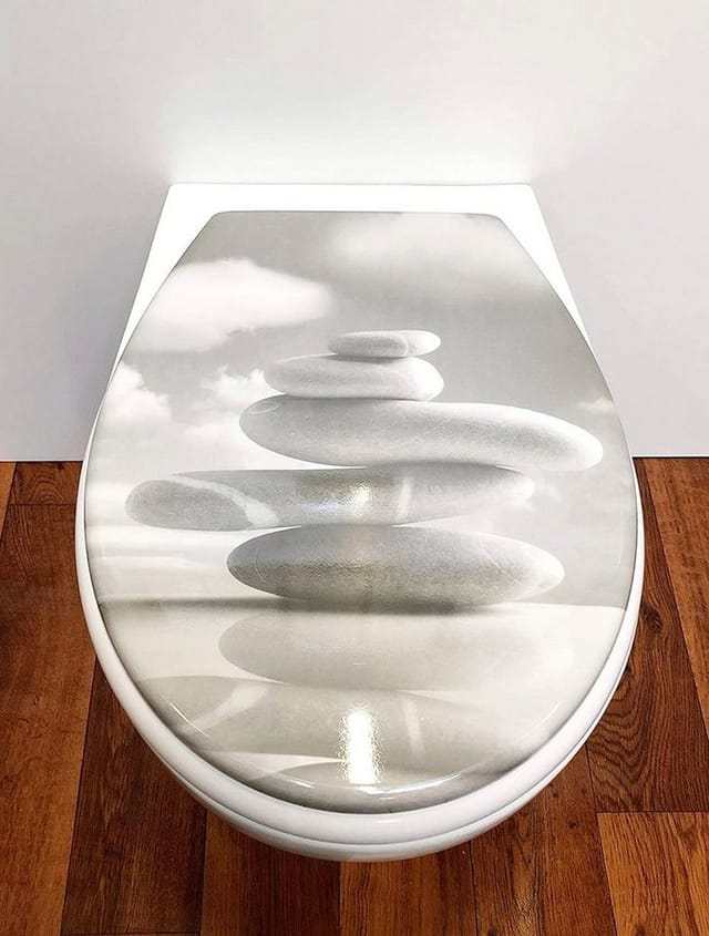 ADOB WC-Sitz Stones, mit Absenkautomatik