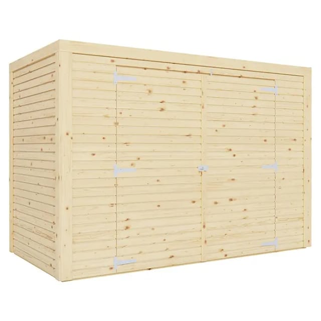 KONIFERA Fahrradbox Bike Box (Komplett-Set), aus Fichte, BxTxH: 207x103x143 cm
