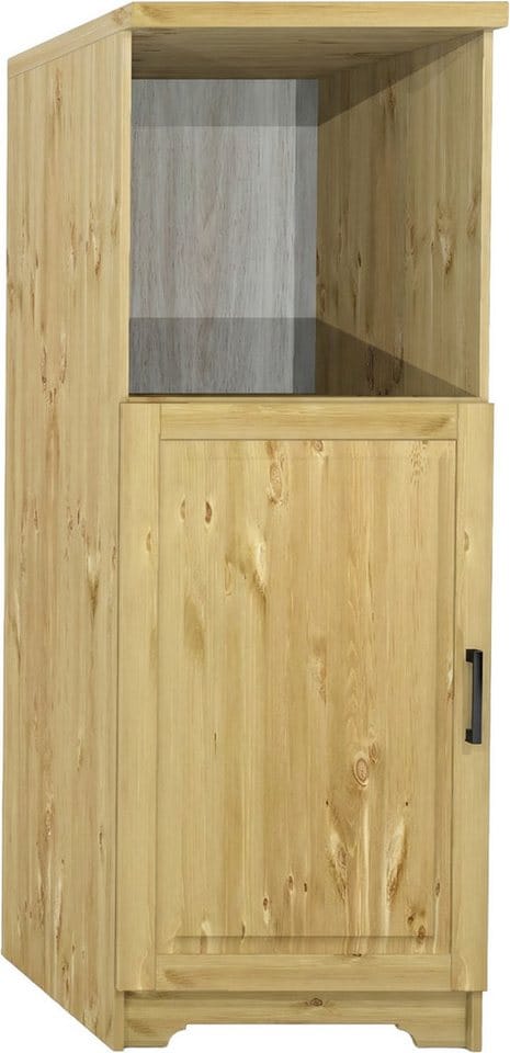 Home affaire Backofen/Kühlumbauschrank Meliss aus massiver Kiefer, Breite 60 cm, Soft-Close-Funktion