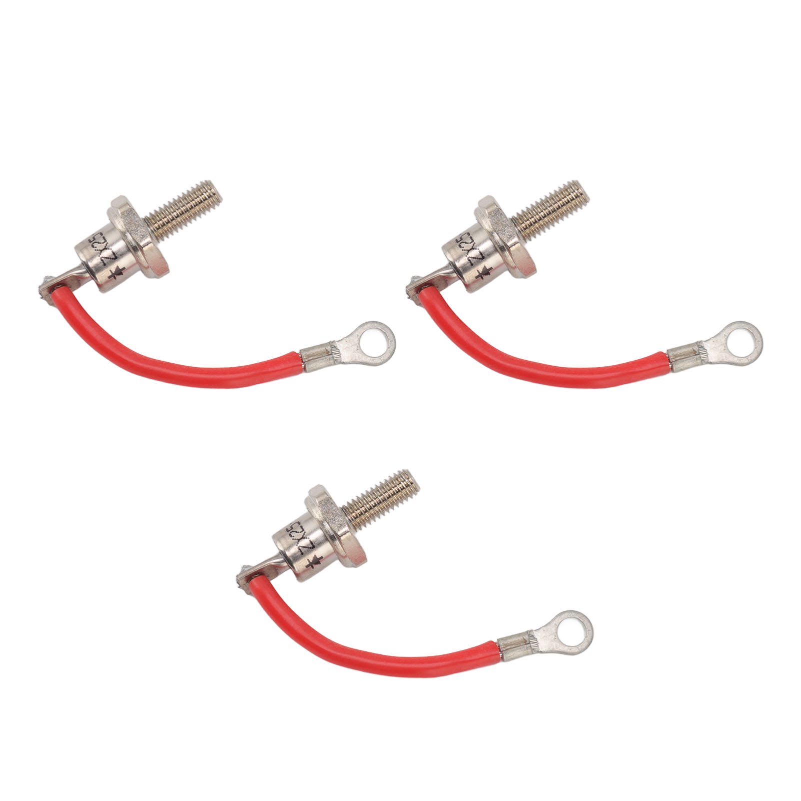 3 Stück 25a Zx25 12 Gleichrichterdiode Für Dieselgeneratoren, Kleine Tragbare Gleichrichterdiode, Zubehör, Ersatzteile, Rote Plusleitung