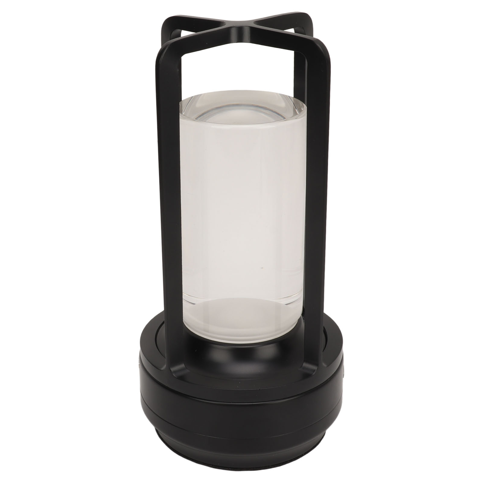Kabellose Tischleuchte Mit Kristallschirm, 3 Farbtemperaturen, Touch-bedienung, Usb-aufladbar, Led-schreibtischlampe Für Zuhause, Schwarz