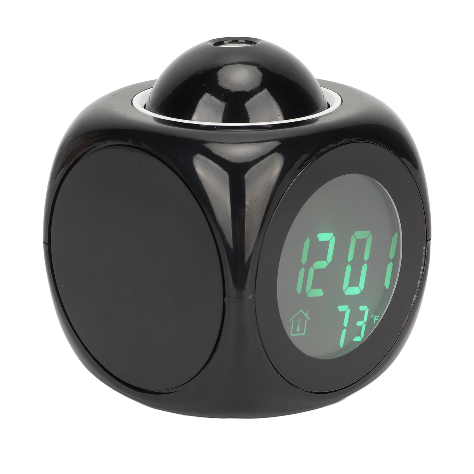 Projektionsuhr Mit Led-anzeige, Projektionswecker, Mini-digitaluhr Mit Zeitanzeige Und Projektor, Mit Usb-kabel, Schwarz