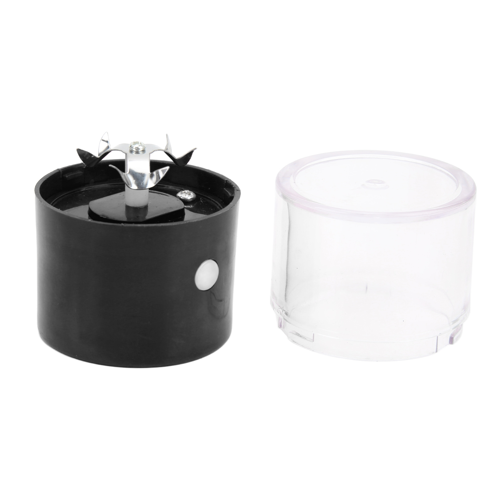 Elektrische Gewürzmühle Aus Edelstahl, Usb-aufladbar, Tragbar, Für Gewürze, Kräuter Und Zigaretten, Schwarz