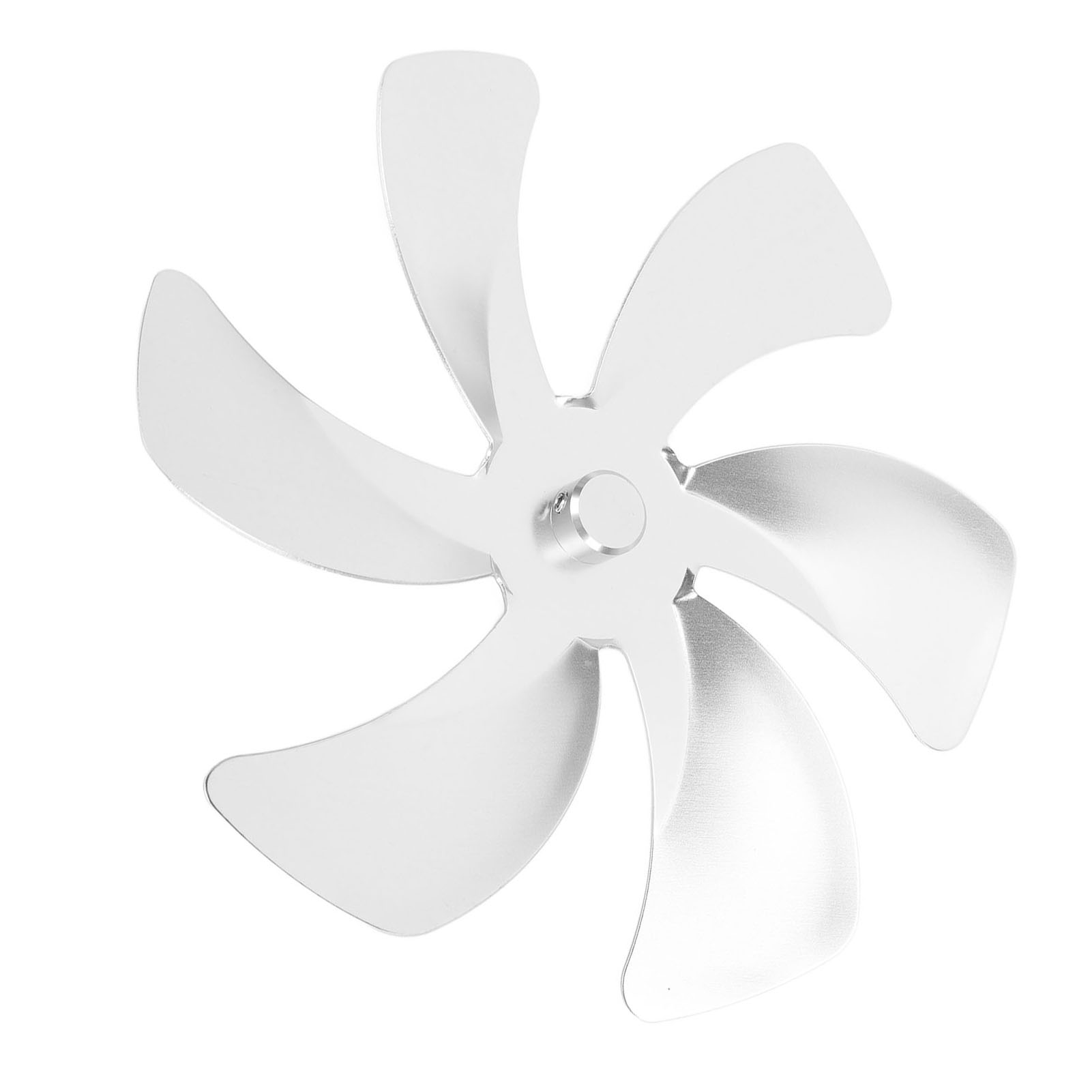 Kaminventilatorflügel Aus 6-flügeliger Aluminiumlegierung Zur Verbesserung Der Warmluftzirkulation Ersatz-kaminventilatorflügel In Silber