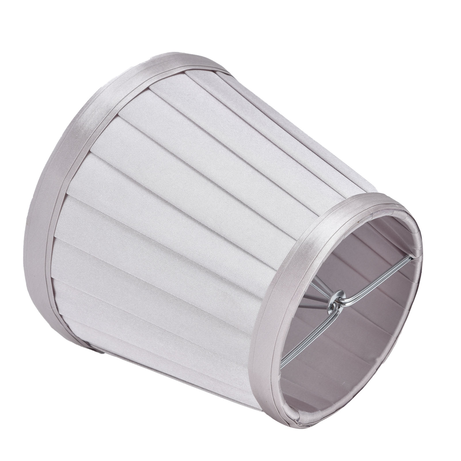 2 Kleine Lampenschirme, Verschleißfest, Glatt, Edel, Leicht, Sicher Und Komfortabel, Tischlampe, 0207, Silber