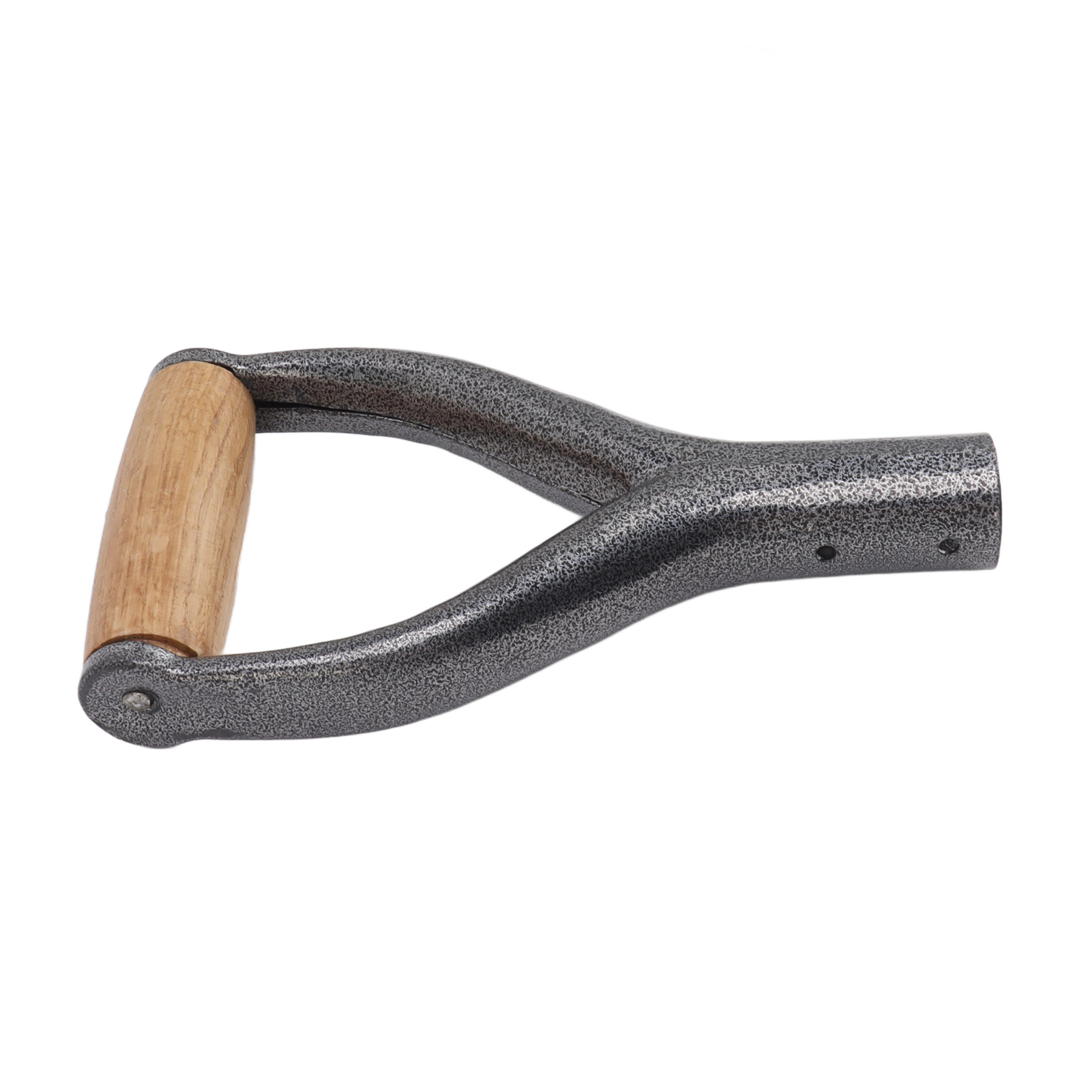 Y-förmiger Spatenstiel, 31 Cm Innendurchmesser, Ersatzstiel Mit Holzgriff Für Gartengeräte Zum Graben Und Rechen, Silber