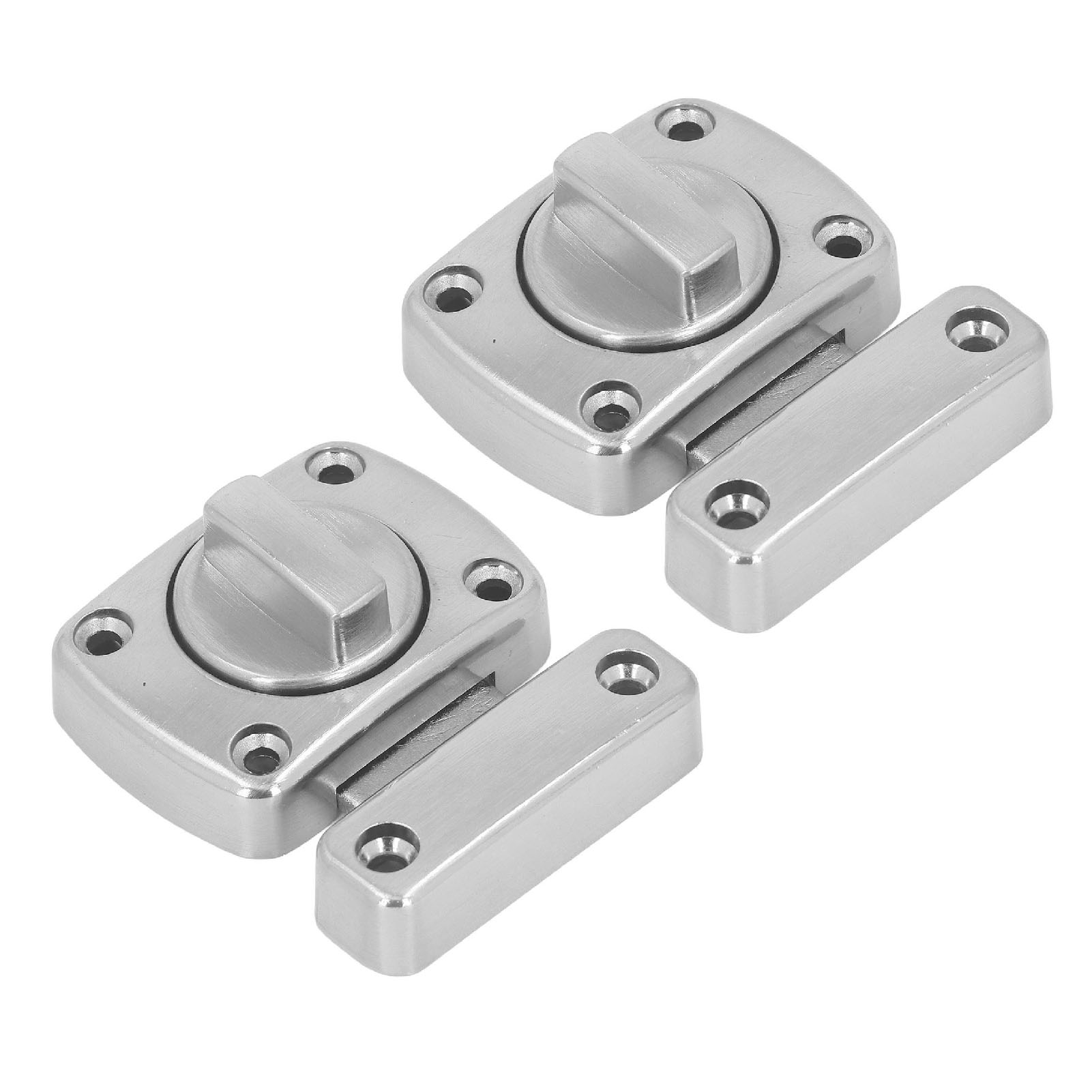 Drehriegelschlösser Aus Zinklegierung Für Badezimmertüren, Silber