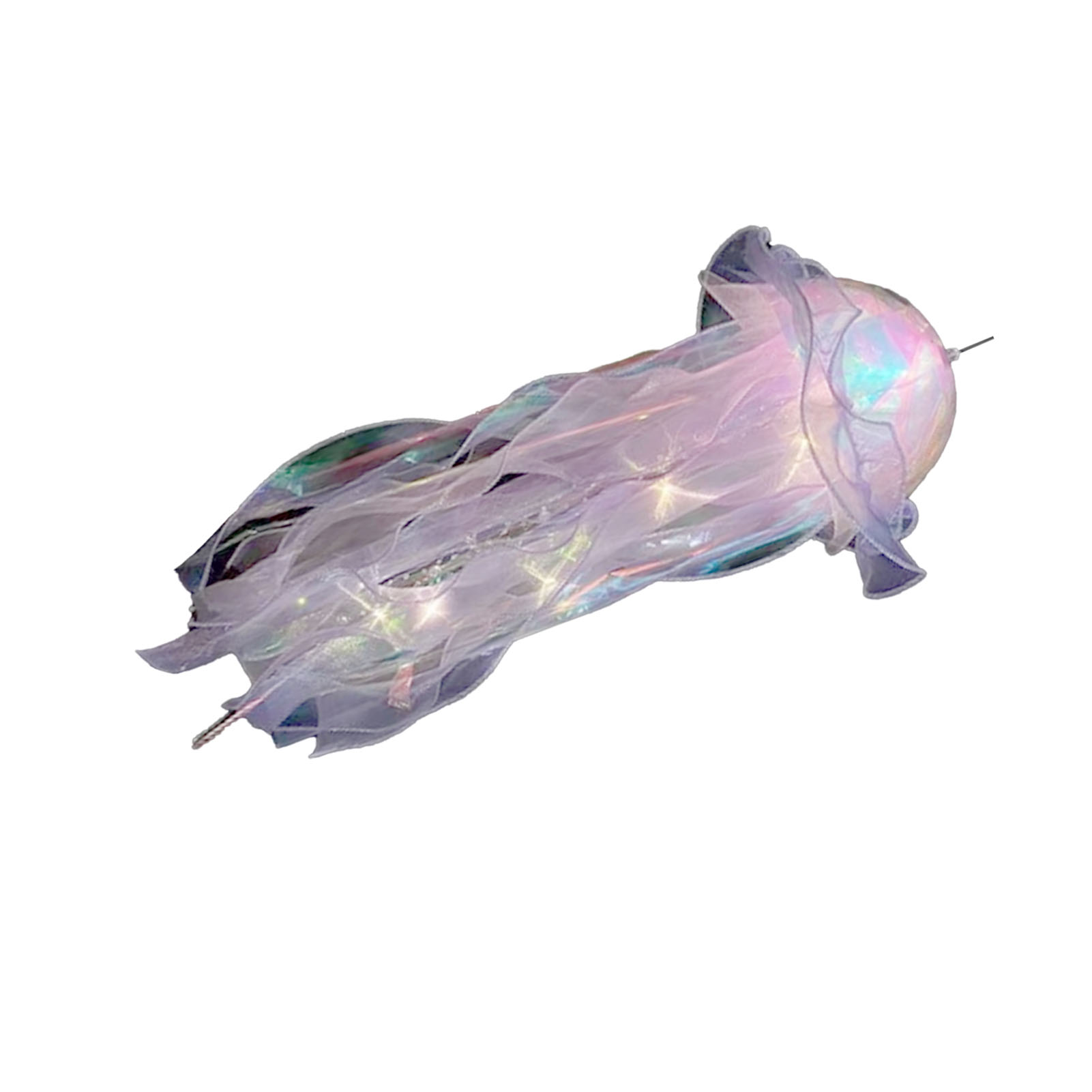 Quallenlampe, Tragbar, Leuchtend, Hängend, Kreative Quallen-nachtlampe, Lila, Heimdekoration