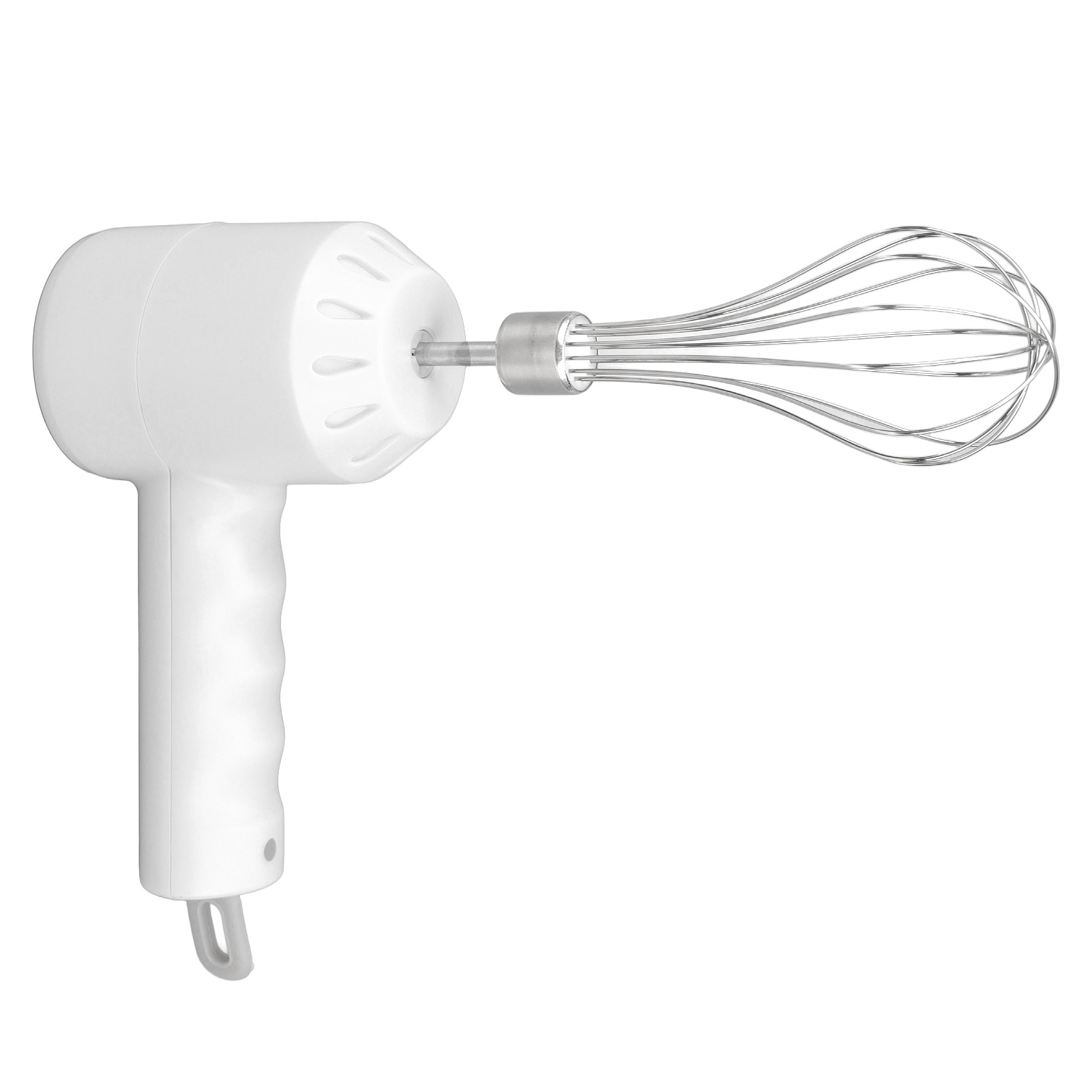 Kabelloser Usb-handmixer, Wiederaufladbar, Schneebesen, Elektrischer Milchaufschäumer Mit 2 Rührstäben, Für Den Hausgebrauch, Weiß