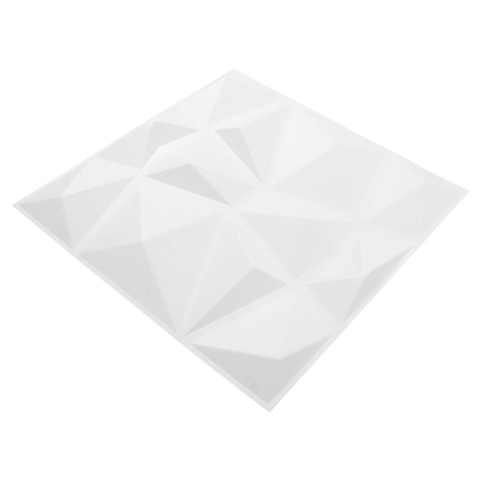 12 Stück 3d-pvc-wandpaneele, 50 Cm (19,7 Zoll), Dekorative 3d-strukturpaneele Für Die Inneneinrichtung, Weiß