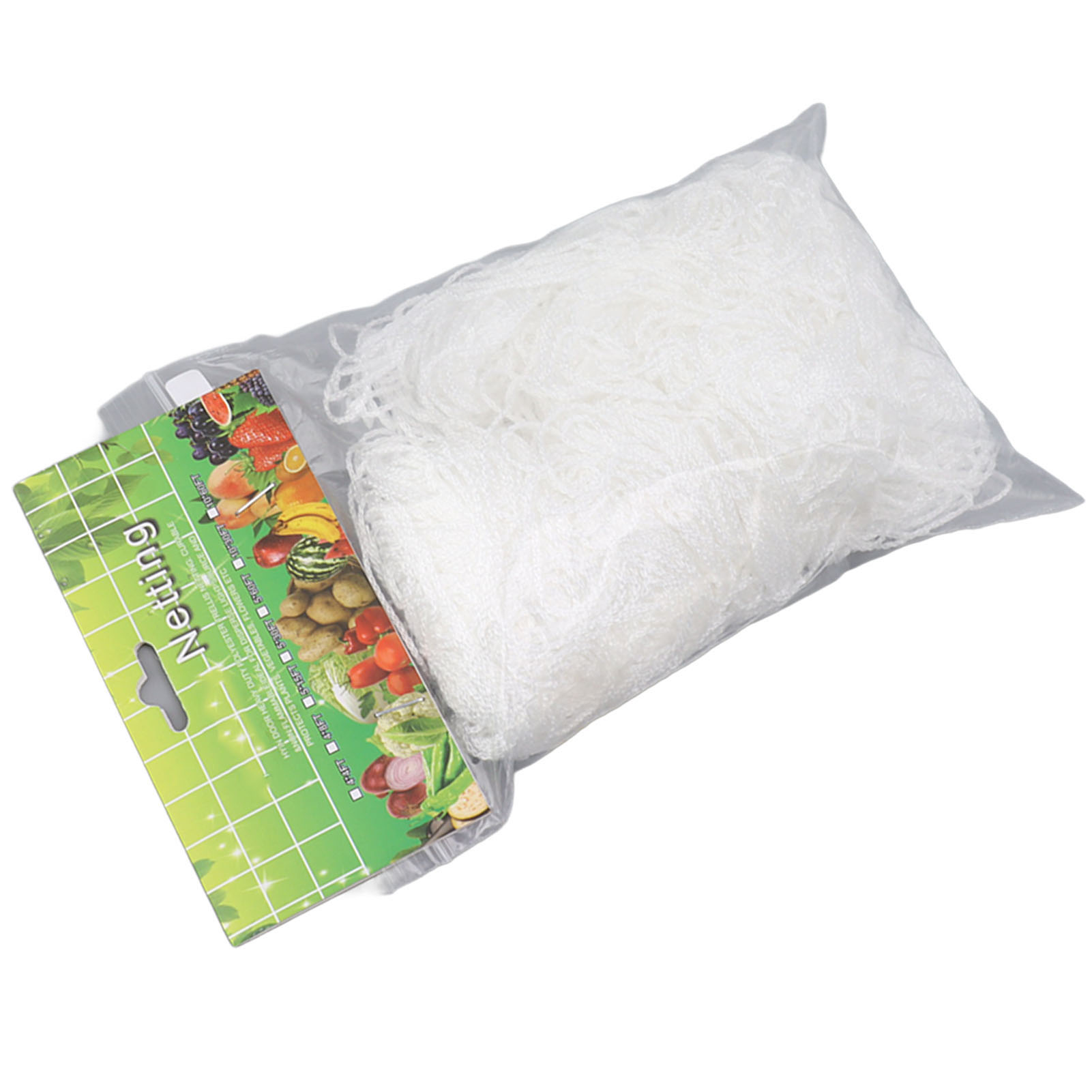 Weißes Rankgitter Aus Polyester Für Garten, Garten, Obst, Gemüse, Pflanzen, Mehrlagig, Kletterpflanzen, Netz Für Haus, Hof Und Bauernhof, 1,5 X 9 M