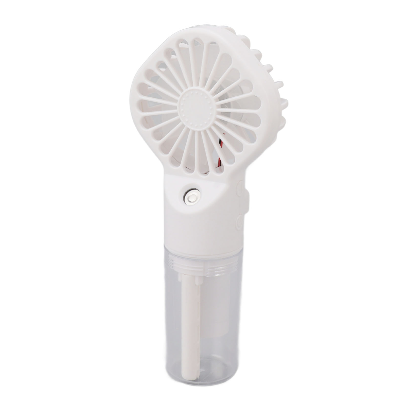 Tragbarer, Per Usb Aufladbarer Handventilator Mit 4 Geschwindigkeitsstufen, Weiß